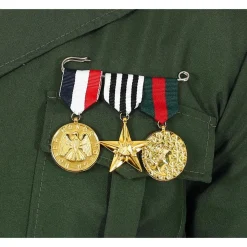 Militært Medaljesett Gull