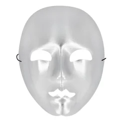 Mime Maske Sølv