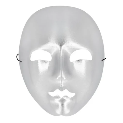Mime Maske Sølv