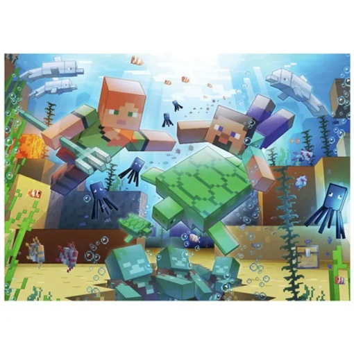 Minecraft® 1000 Brikker Mosaikk Puslespill