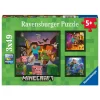 Minecraft® 3-i-1 Puslespill