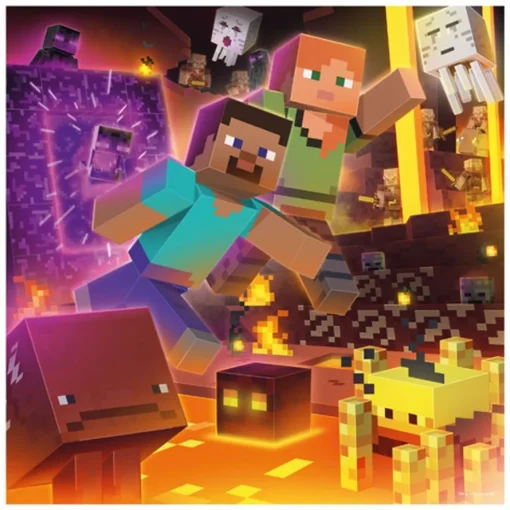 Minecraft® 3-i-1 Puslespill