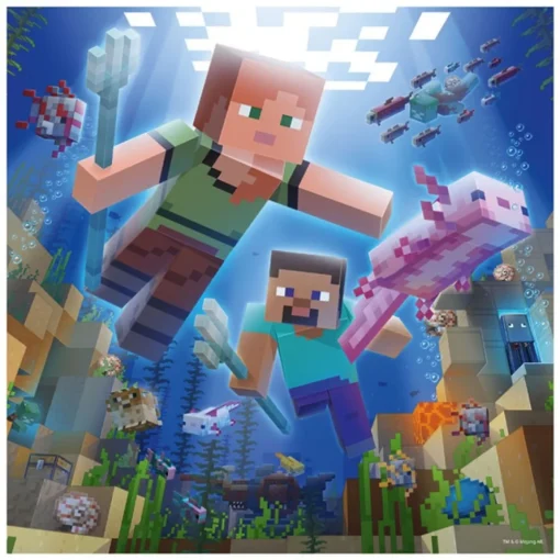Minecraft® 3-i-1 Puslespill