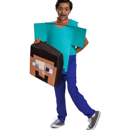 Minecraft® Steve Barnekostyme