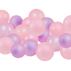 Mini Ballonger Mix Lyserosa og Lilla