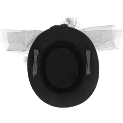 Mini Flosshatt Hårbøyle Svart