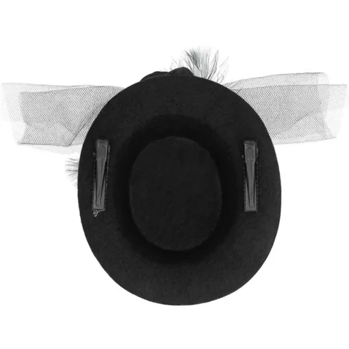 Mini Flosshatt Hårbøyle Svart
