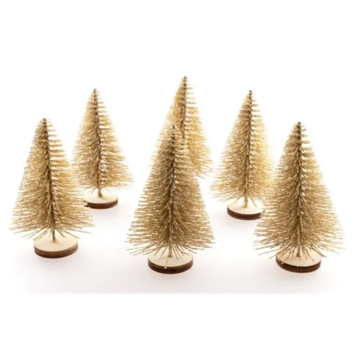 Mini Glitter Juletrær