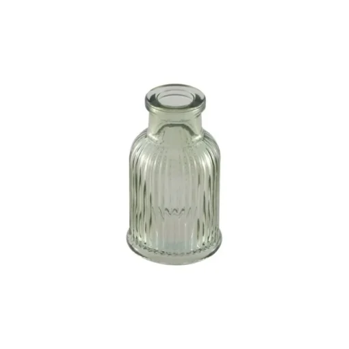 Mini Riflet Glassvase Salviegrønn