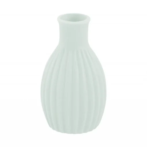 Mini Stripete Keramikkvase Pastellgrønn