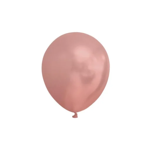 Miniballonger Metallisk Pearl Gullrosa
