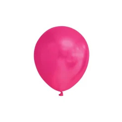 Miniballonger Metallisk Pearl Sjokkrosa