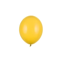 Miniballonger Pastell Honning Gul