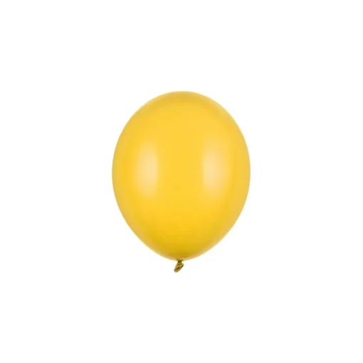 Miniballonger Pastell Honning Gul