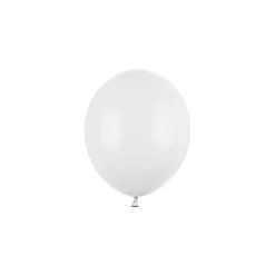 Miniballonger Pastell Pure Hvit