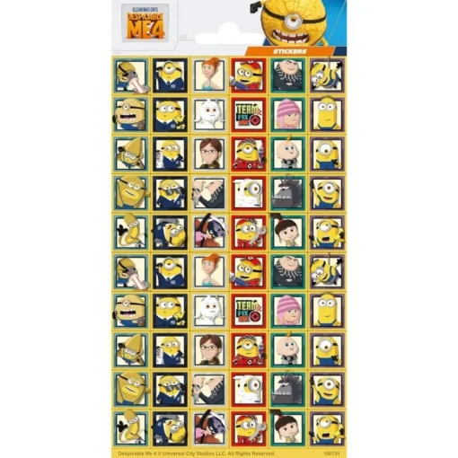 Minions Grusomme Meg® Klistremerker