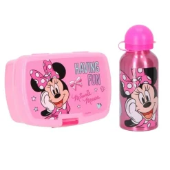 Minnie Mouse® Drikkedunk & Madkasse Lyserød/pink