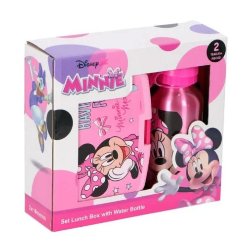 Minnie Mouse® Drikkedunk & Madkasse Lyserød/pink