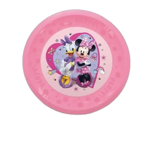 Minnie Mouse® Genanvendelige Plasttallerkener Lyserød