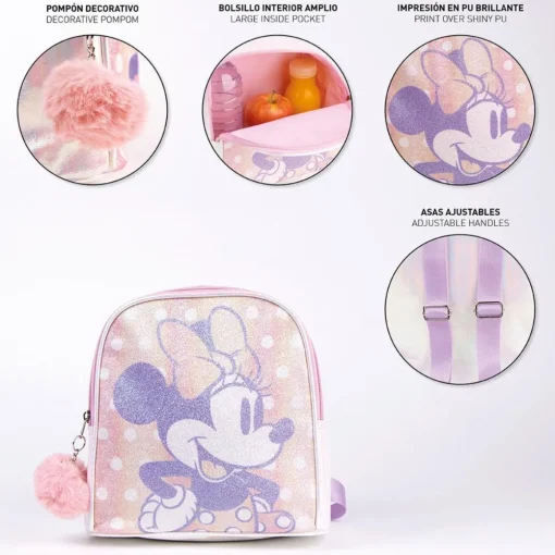 Minnie Mouse® Glitrende Ryggsekk Rosa