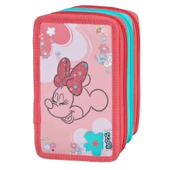 Minnie Mouse® 3-lags Pennal Rosa