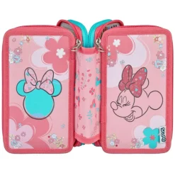 Minnie Mouse® 3-lags Pennal Rosa