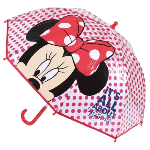 Minnie Mouse® Prikkete Paraply Rød