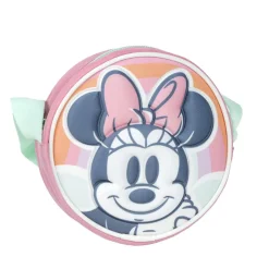 Minnie Mouse® Rund Skulderveske Lyserosa