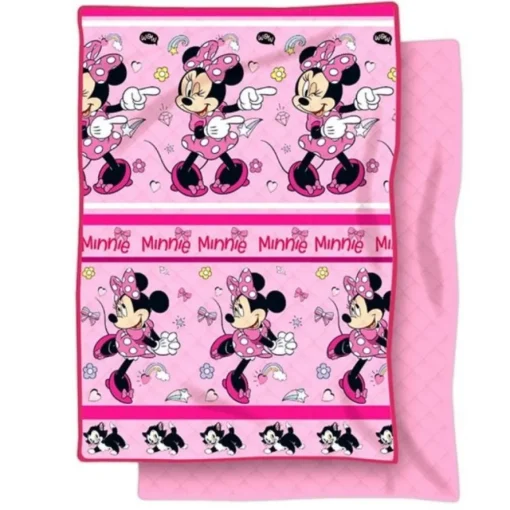Minnie Mouse® Sengetæppe Lyserød