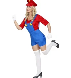 Miss Mario Blikkenslager Kostyme