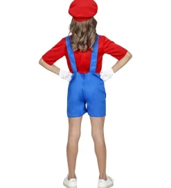 Miss Mario Blikkenslager Barnekostyme
