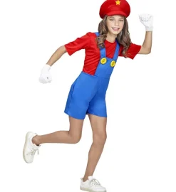 Miss Mario Blikkenslager Barnekostyme