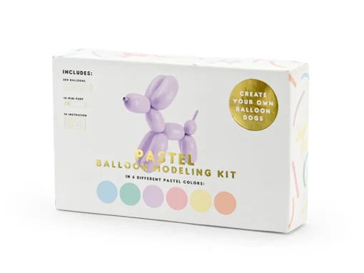 Modellerings Ballongsett Pastell