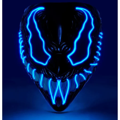 Monster LED Maske Blå