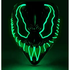 Monster LED Maske Grønn