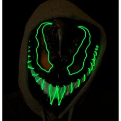 Monster LED Maske Grønn