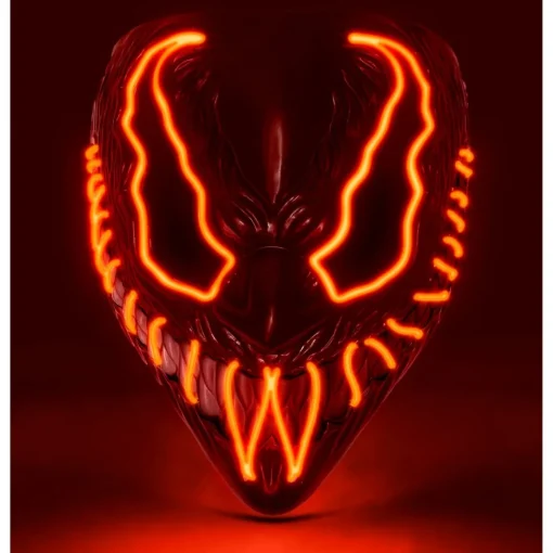 Monster LED Maske Rød