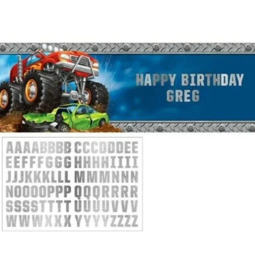 Monster Truck Banner
