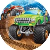 Monster Truck Lunsjtallerkener