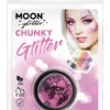 Moon Glitter Store Holografiske Rosa
