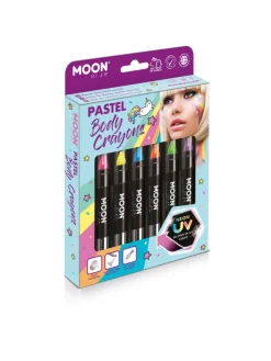Moon Glow Pastell Neon UV Kroppsstift Assortert