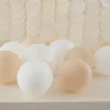 Mosaikk Ballong Mix Beige og Hvit
