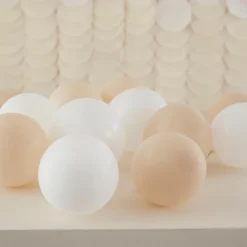 Mosaikk Ballong Mix Beige og Hvit