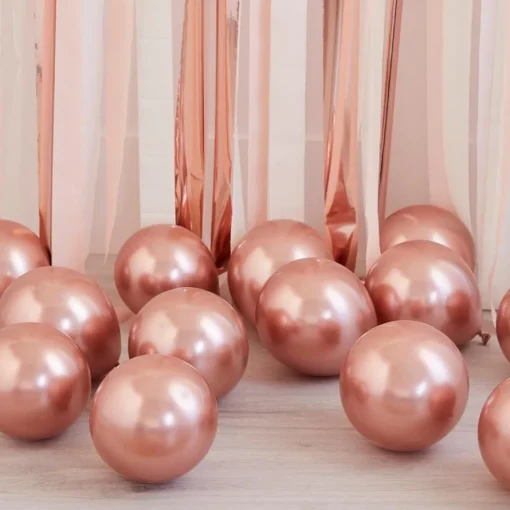 Mosaikk Ballong Mix Krom Gullrosa