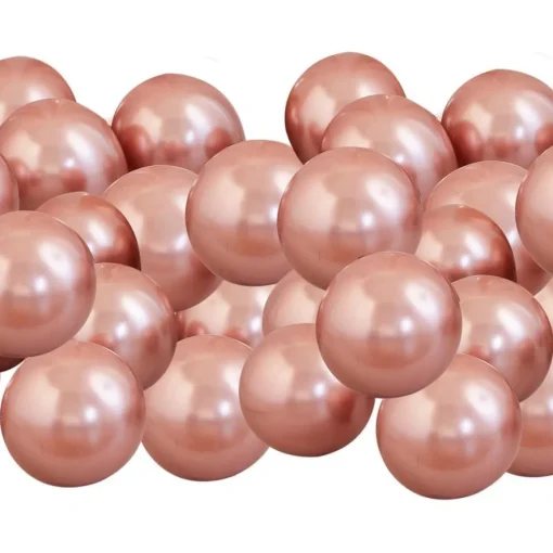 Mosaikk Ballong Mix Krom Gullrosa
