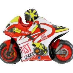 MotoGP Motorsykkel Folieballong Rød