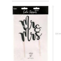 Mr & Mrs Kaketopper Svart