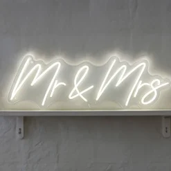 Mr & Mrs Neon Skilt