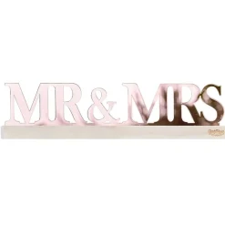 Mr & Mrs Skilt Gullrosa