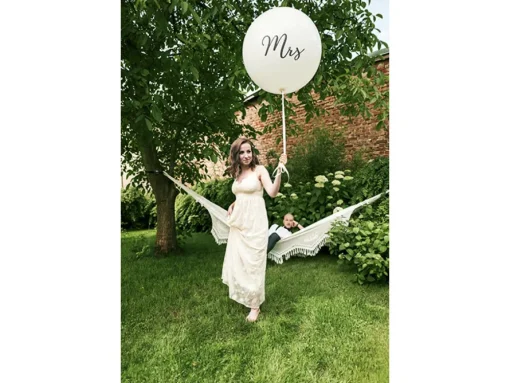 Mrs Kjempe Ballong Hvit